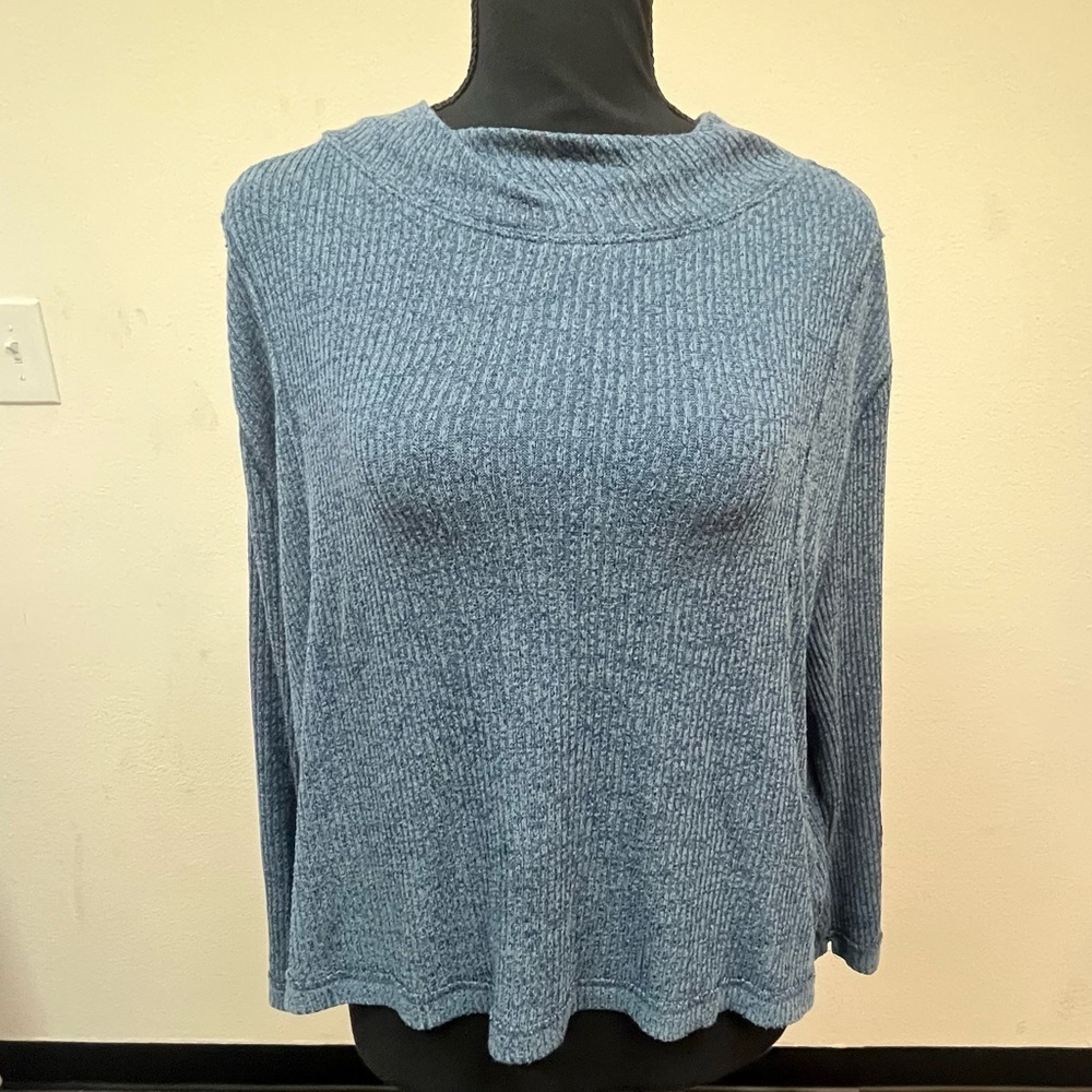 Free People Oversized 3/4 Sleeve Cozy Sweater Top Size Large